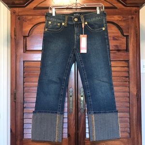 NWT Allen B Jean Capris